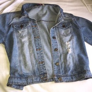 Light blue jean jacket